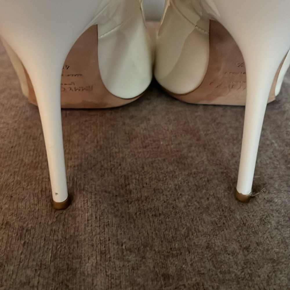 Jimmy Choo cream patent leather size 40.5 fits like 8.5 - Picture 5 of 8